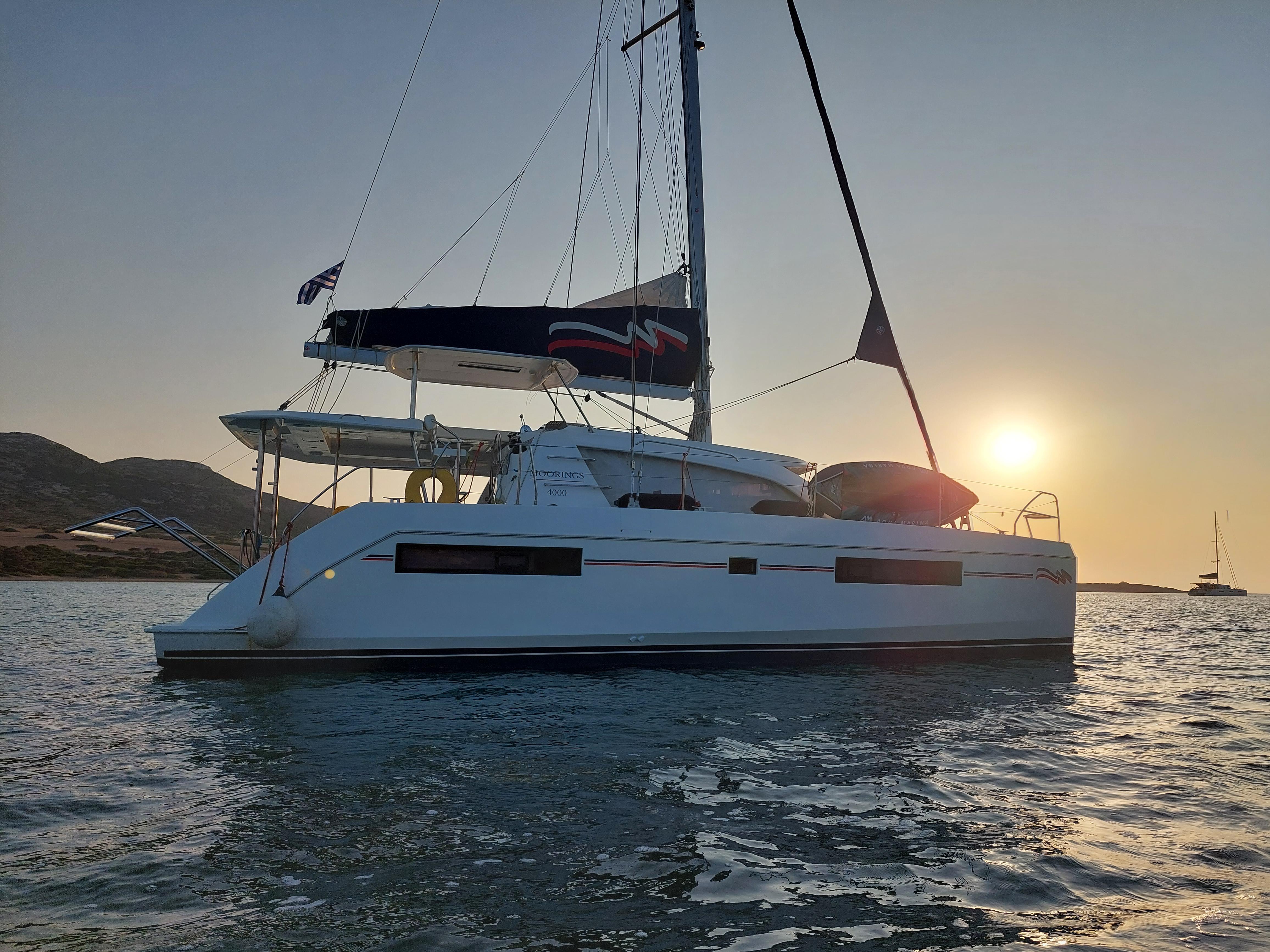 used catamaran for sale greece