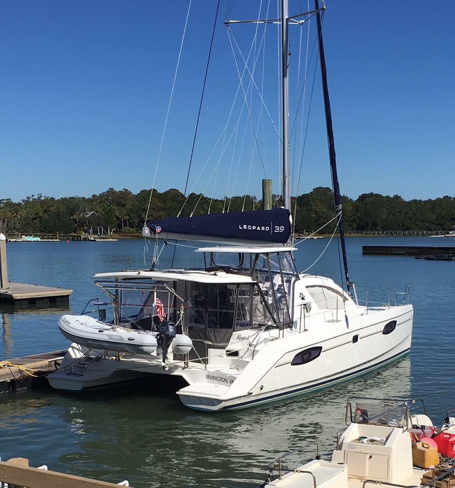 39' sailing catamaran